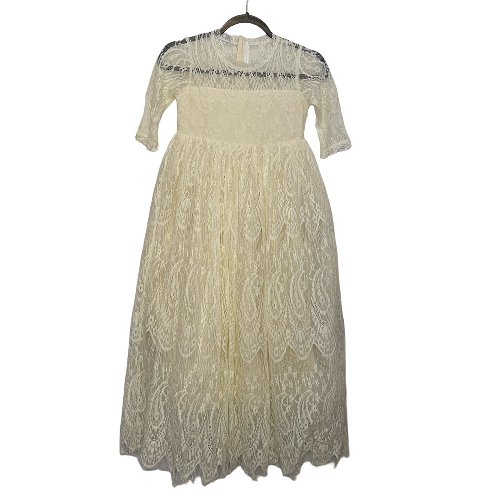 Trish Scully Lace Dress in Cream